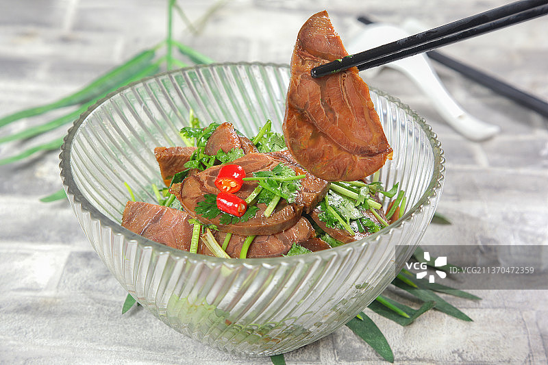 中餐美食-凉拌牛肉图片素材