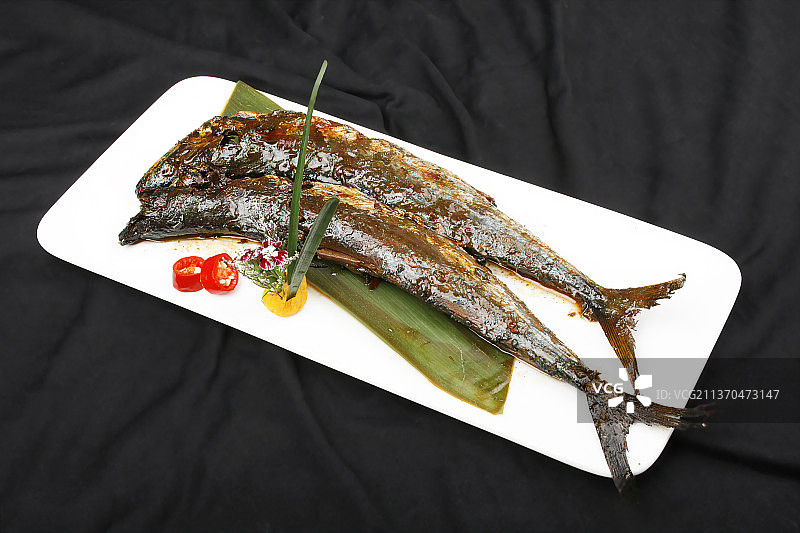 中餐美食-五香鲅鱼图片素材