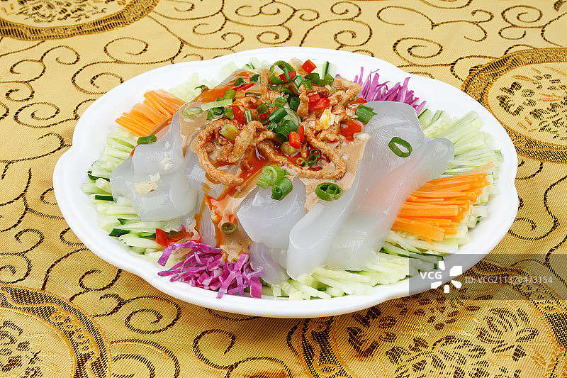 中餐美食-五彩拉皮图片素材