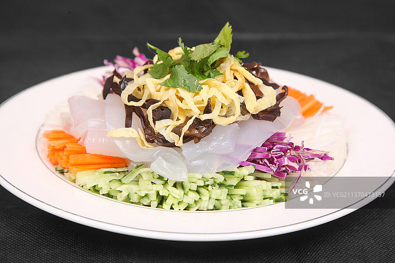 中餐美食-五彩拉皮图片素材