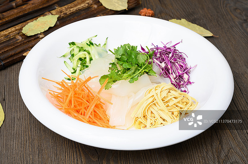 中餐美食-五彩拉皮图片素材