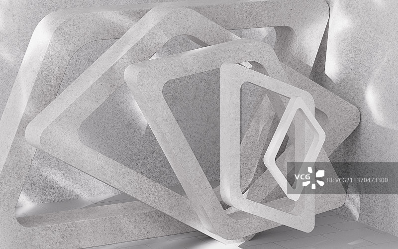 创意菱形几何体背景3D渲染图片素材