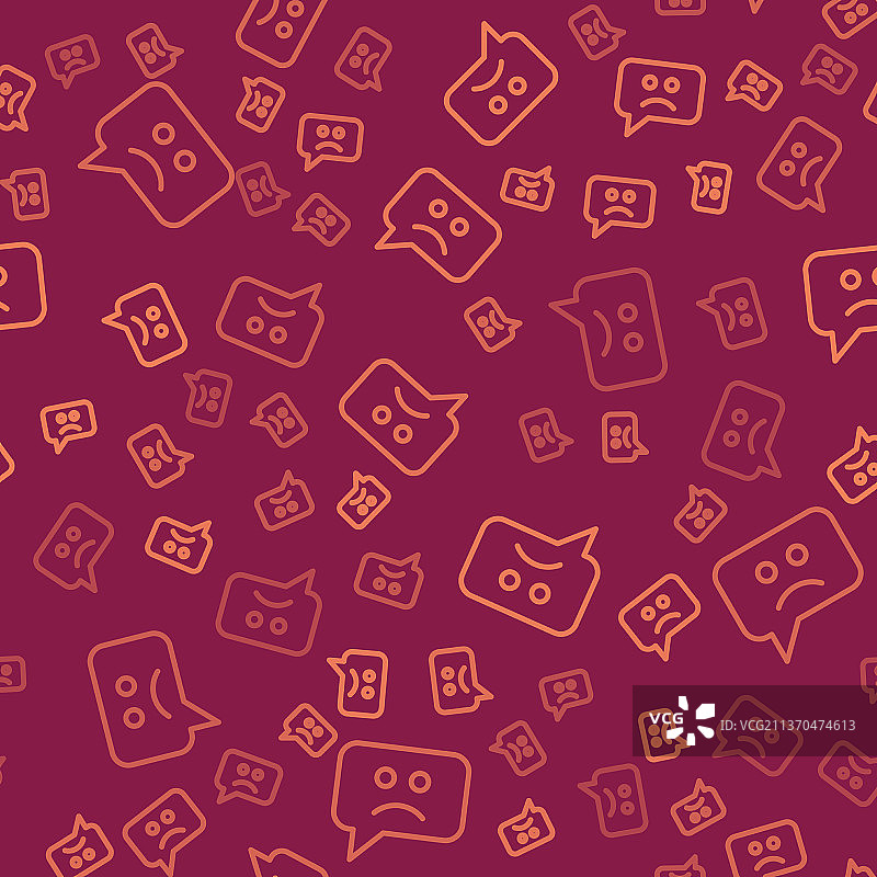 棕色线条悲伤的微笑图标图片素材