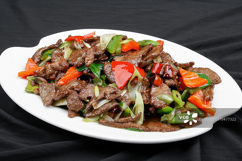 中餐美食-小炒猪肝图片素材