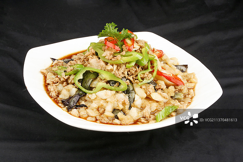 中餐美食-酱香土豆泥图片素材