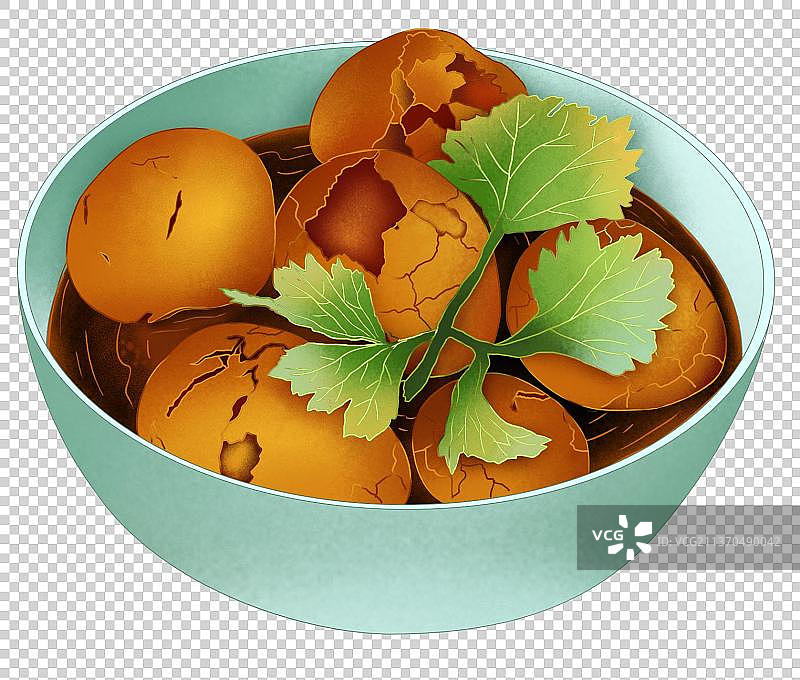 一碗茶叶蛋图片素材