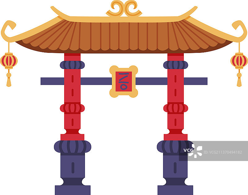 神社的象征性入口图片素材