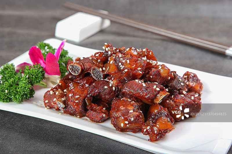 中餐美食-糖醋排骨图片素材