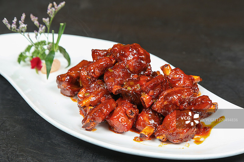 中餐美食-糖醋排骨图片素材