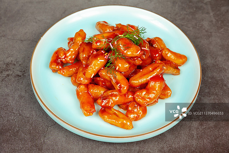 中餐美食-糖醋里脊图片素材