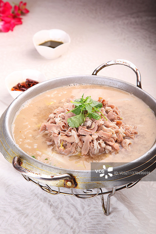 中餐美食-水爆羊肉图片素材