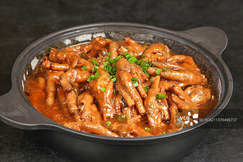 中餐美食-坛焖凤爪图片素材