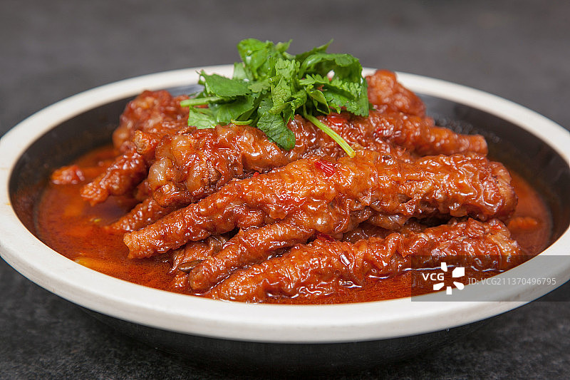 中餐美食-坛焖凤爪图片素材