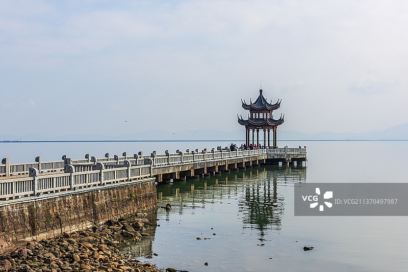 无锡太湖望湖亭图片素材