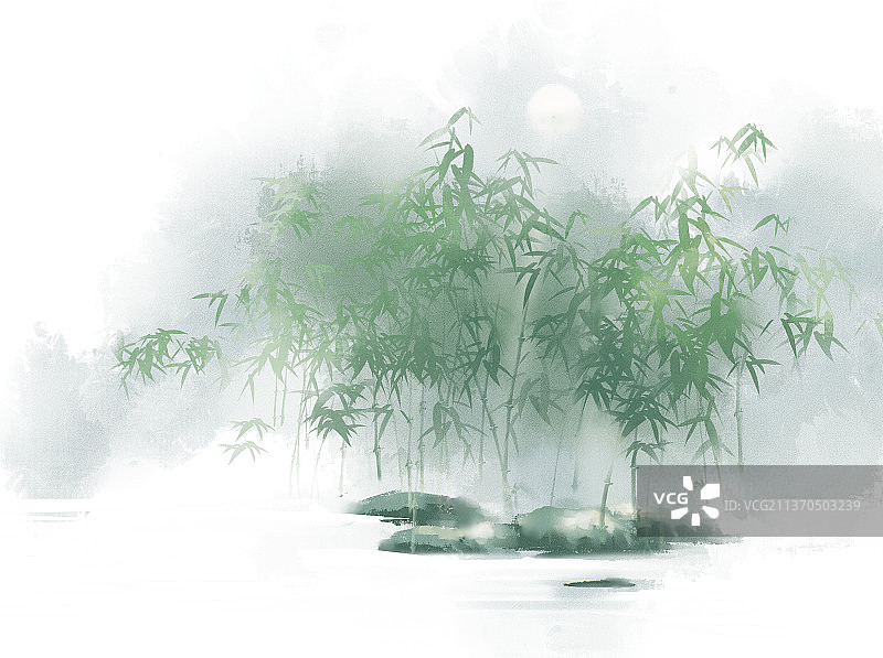 唯美插画图片素材