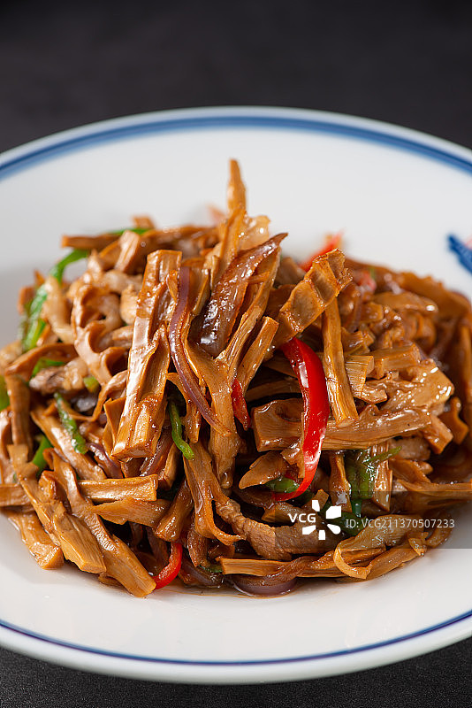 特色小炒笋干图片素材