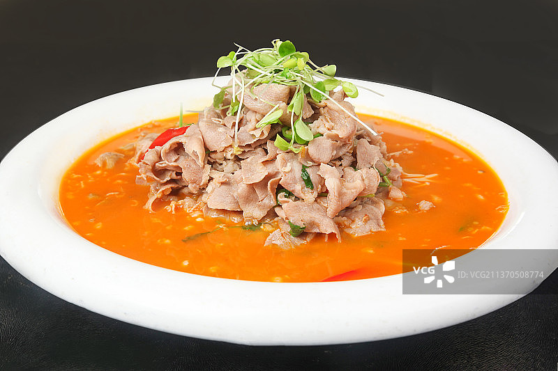 中餐美食-酸汤肥牛图片素材