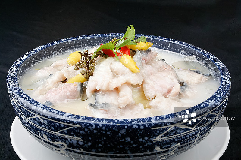 中餐美食-酸菜鱼图片素材