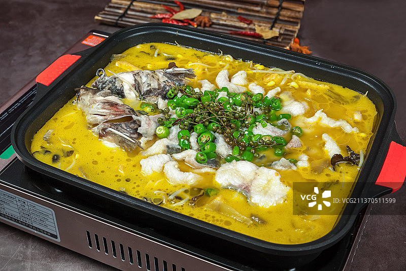 中餐美食-酸菜鱼图片素材