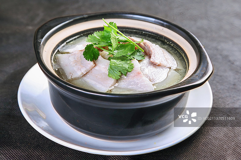 中餐美食-酸菜氽白肉图片素材