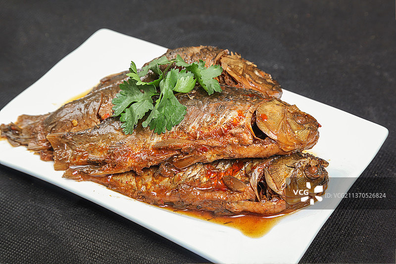 中餐美食-酥鱼图片素材