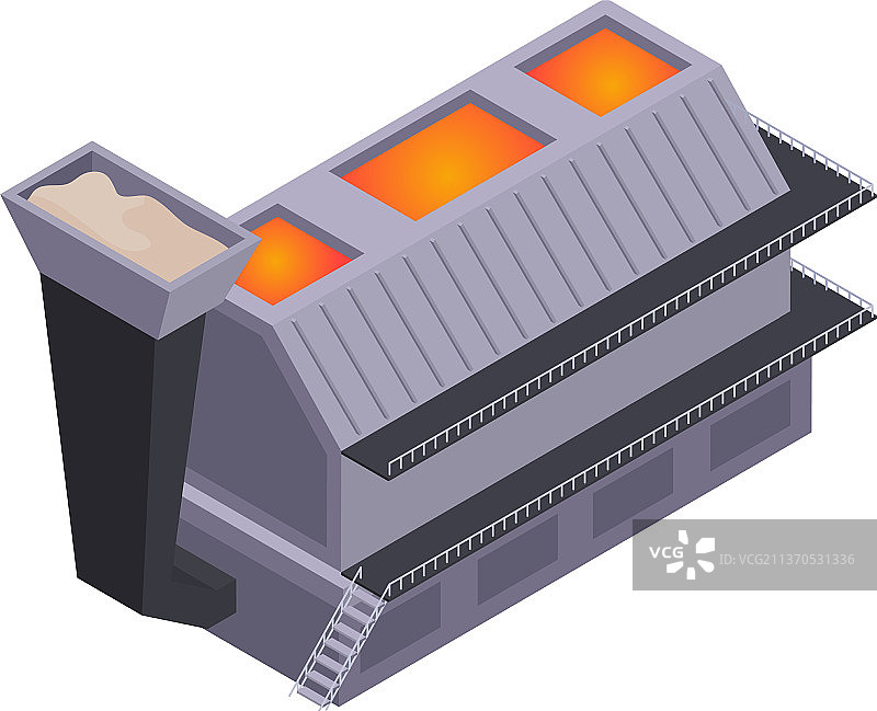 玻璃生产图标图片素材