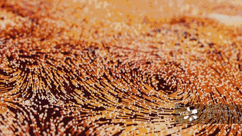 流动抽象的粒子3D渲染图片素材