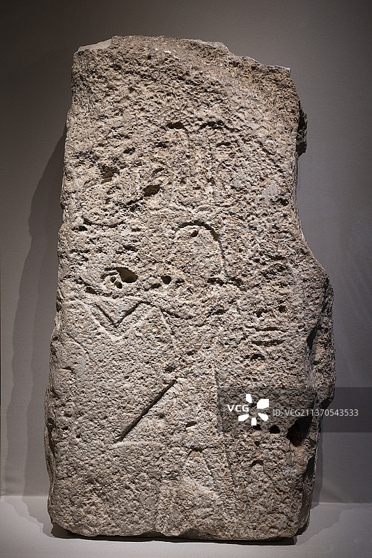 埃及人物象形文字石碑（公元前1200，黎巴嫩文物局藏）图片素材