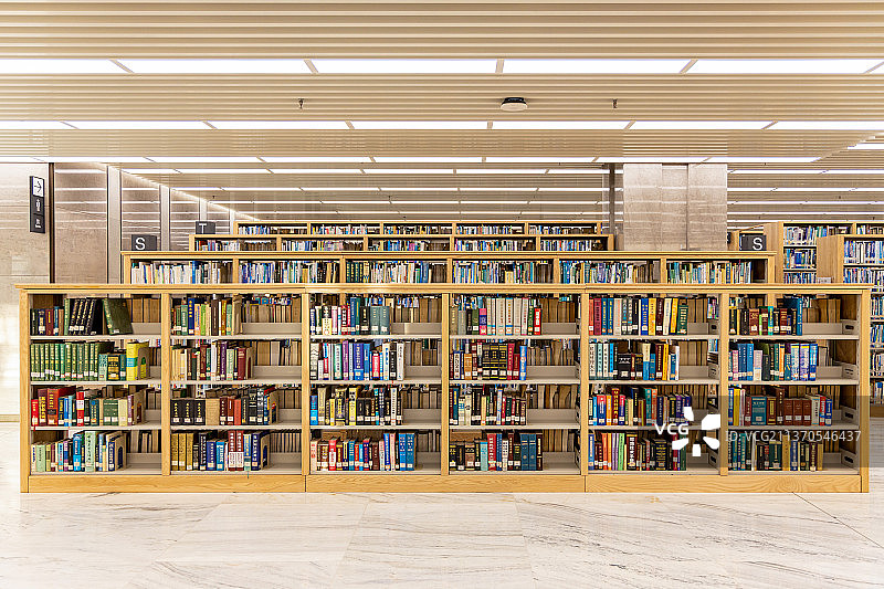 北京大学图书馆自然科学阅览室图片素材