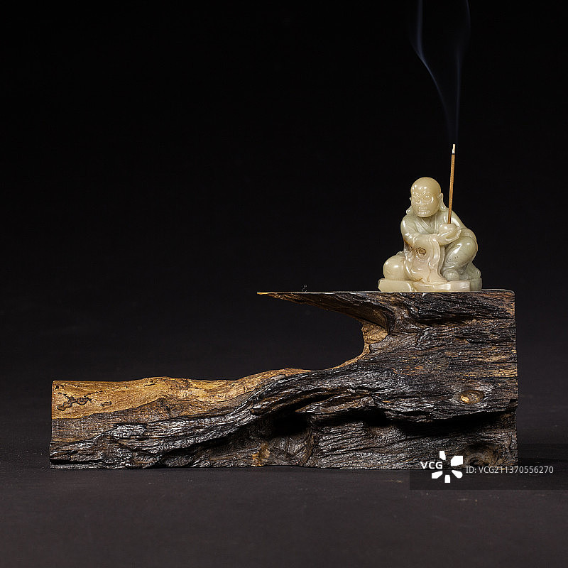 寿山旗降石罗汉摆件图片素材