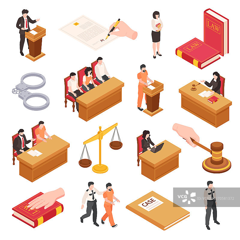 法律与公正2.5D素材图片素材