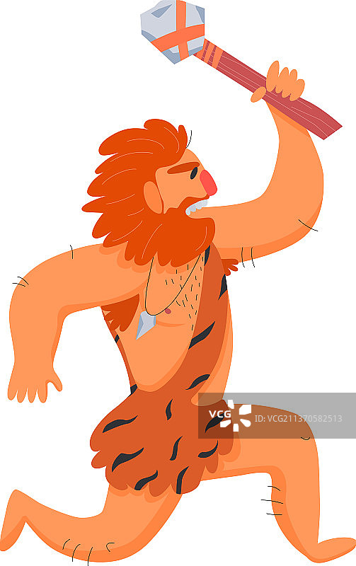 奔跑的古代人图片素材