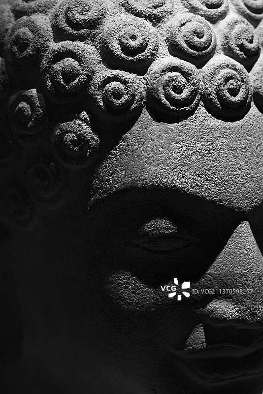 佛祖头像特写图片素材