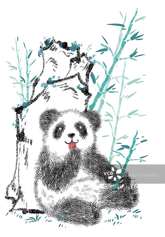 国宝大熊猫图片素材