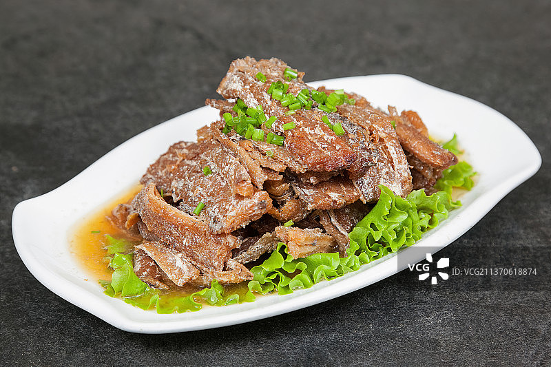 中餐美食-酥骨带鱼图片素材