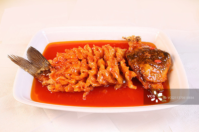 中餐美食-松鼠鱼图片素材