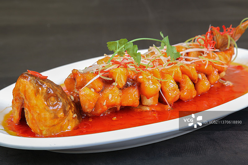 中餐美食-松鼠鱼图片素材