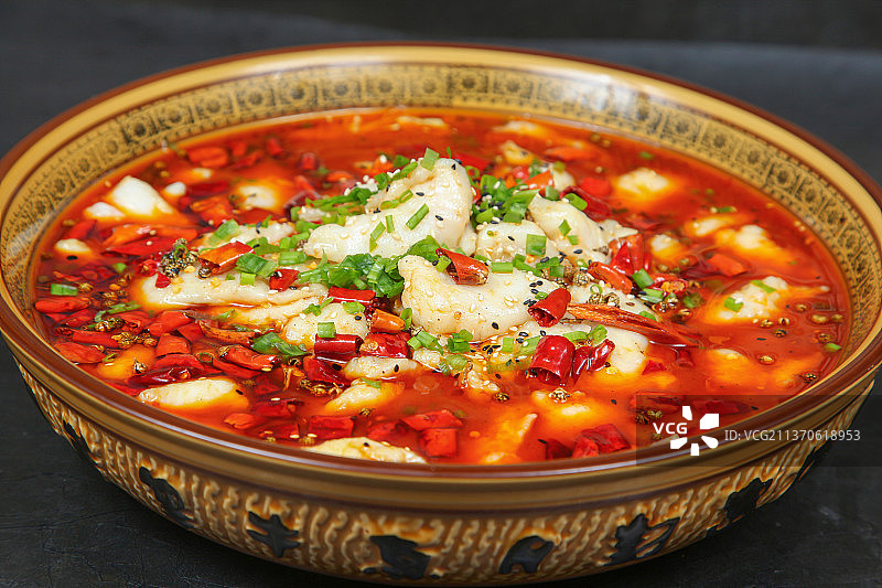 中餐美食-水煮鱼图片素材