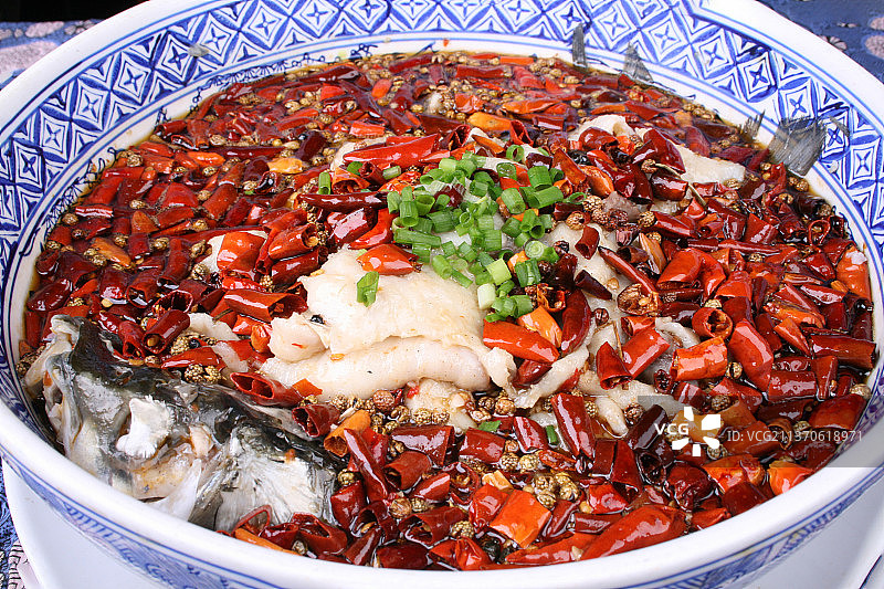 中餐美食-水煮鱼图片素材