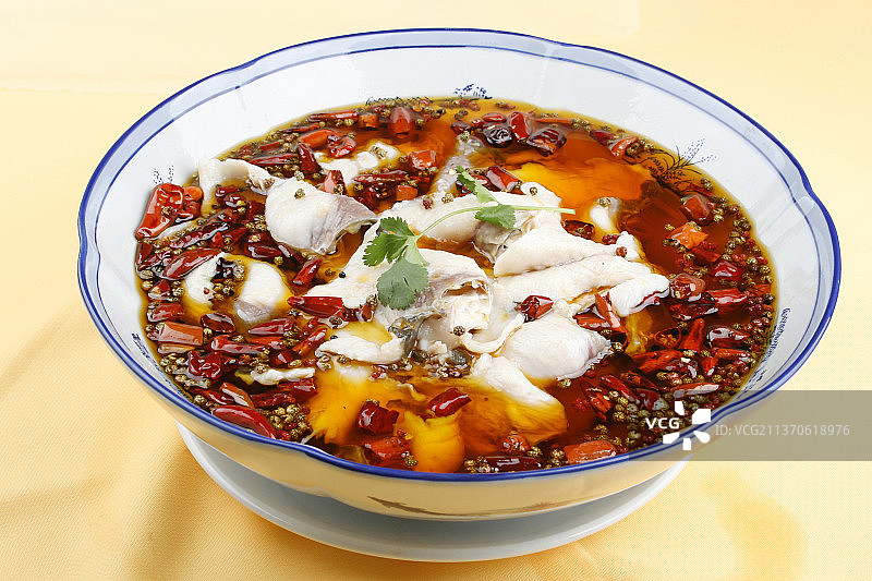 中餐美食-水煮鱼图片素材