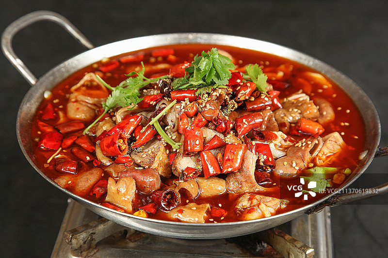 中餐美食-水煮肥肠图片素材