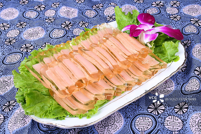 中餐美食-水晶鹅肝图片素材