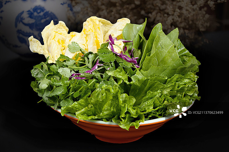 中餐美食-蔬菜拼盘图片素材