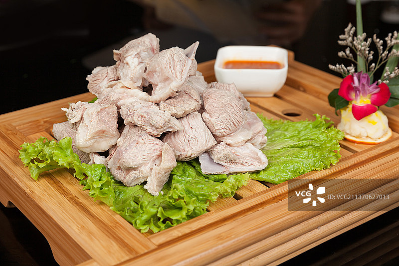 中餐美食-手扒羊肉图片素材