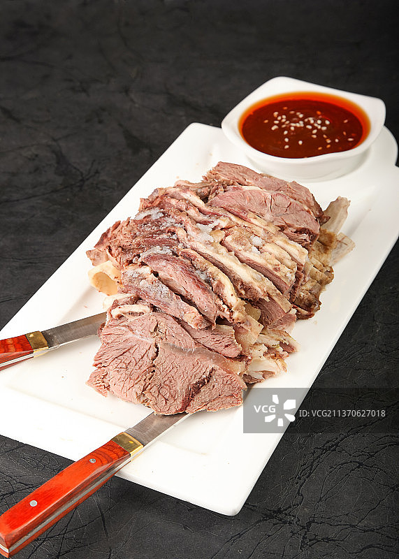 中餐美食-手扒羊肉图片素材