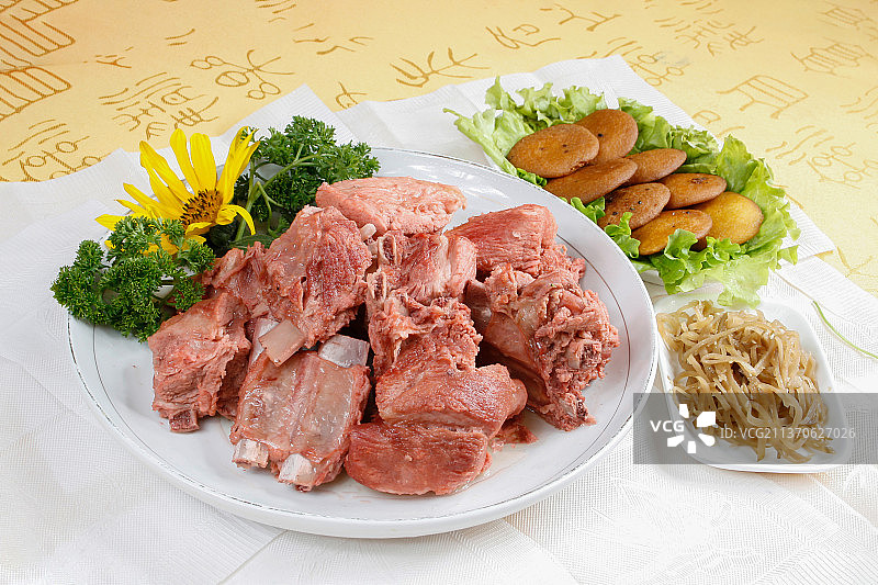 中餐美食-手扒羊肉图片素材