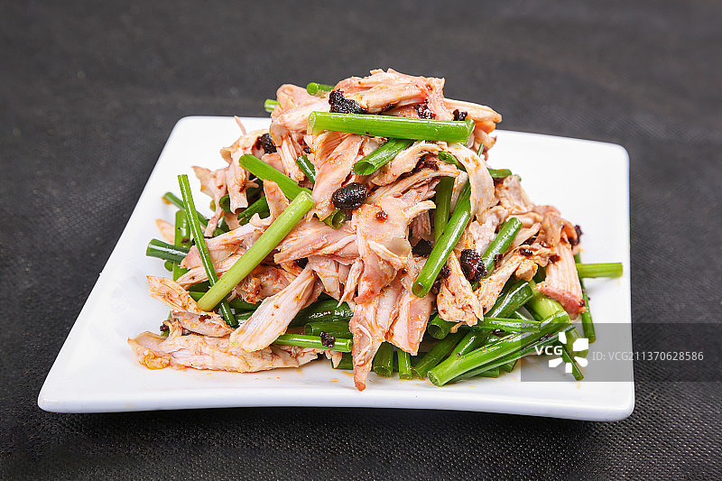 中餐美食-手撕兔肉图片素材