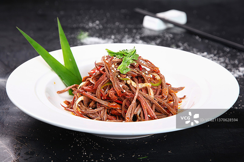 中餐美食-手撕驴肉图片素材