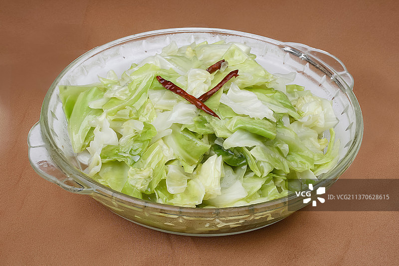 中餐美食-小炒手撕包菜图片素材