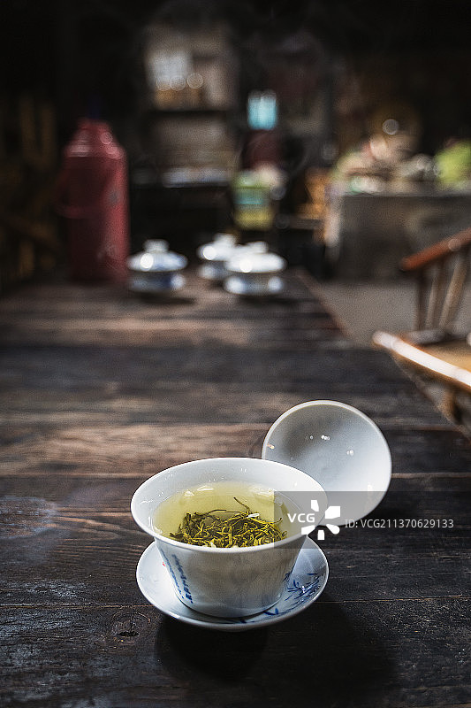 成都老茶馆图片素材